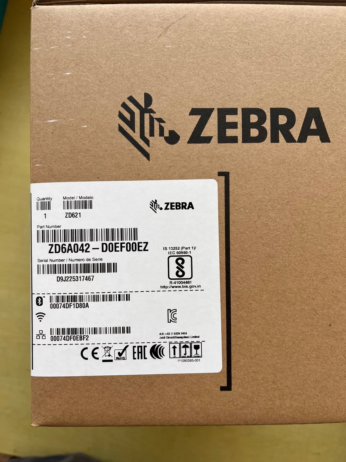 Zebra ZD621